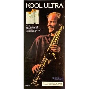 Kool Ultra Cigarettes "Has a taste that outplays them all" Vintage Print Ad 1982